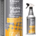 Pianka do prania czyszczenia usuwania plam z dywanów mebli i tapicerki CLINEX Textile Foam 1L