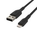 PVC USB-A to Lig htning 2m Black