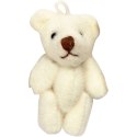 Miś Mini Teddy 4x2,5 cm 6 szt.