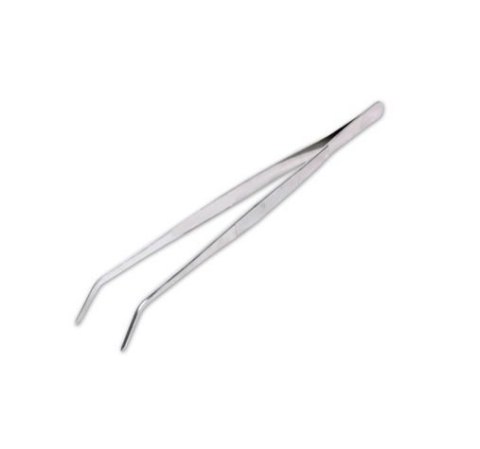 Pinceta Pęseta Zagięta Akwarystyczna Stal Nierdzewna 30cm