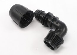 Kolanko Złącze QJ 20 mm - 1/2