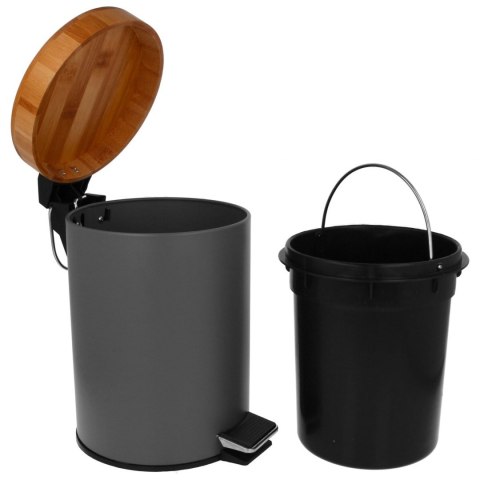 KOSZ NA ŚMIECI 3L SZARY BRUNBESTE BB-2575