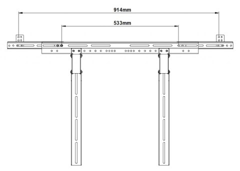 ADAPTER DO UCHWYTU DO GŁOŚNIKA typu SOUNDBAR G-03 EX ART extention kit