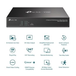 Rejestrator VIGI NVR1004H-4P 4 kanały