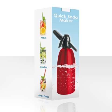 SATURATOR QUICK SODA SA-01 D CZERWONY 1 LITR