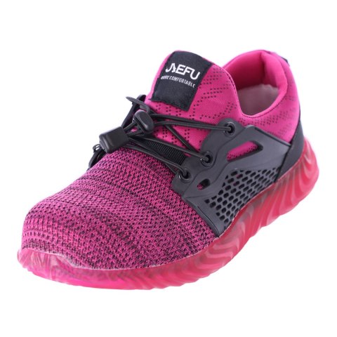 Buty BHP robocze "38" / 24,7 cm - różowe