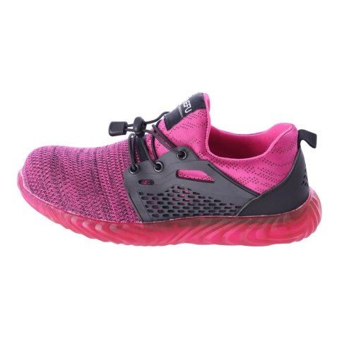 Buty BHP robocze "38" / 24,7 cm - różowe