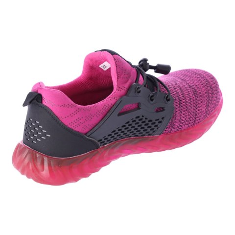 Buty BHP robocze "38" / 24,7 cm - różowe