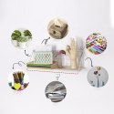Półka ścienna styl LOFT 29,5 cm- czarna