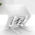 Składana podstawka do laptopa biała