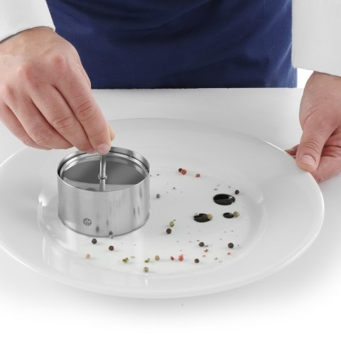 Pierścień kucharski cukierniczy do ciast potraw śr.80x(H)45mm Hendi 512142
