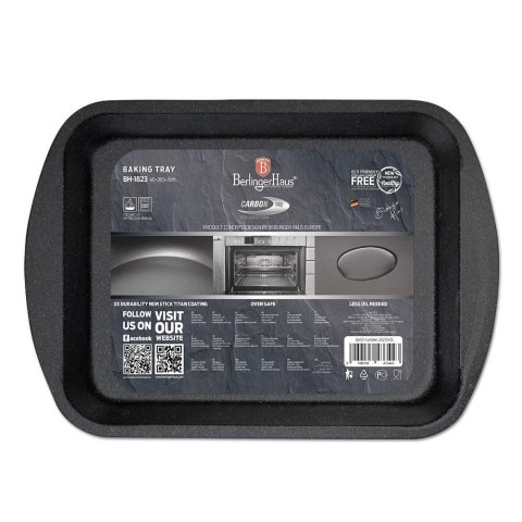 BRYTFANNA DO PIECZENIA 40X28.5X7CM BERLINGER HAUS CARBON PRO BH-1823