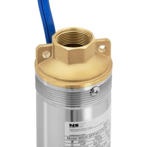 Pompa głębinowa do studni głębinowej STAL 750 W 6000 l/h do 72 m