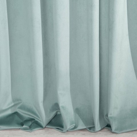 Zasłona AURORA cyrkonie 140x270 morska Zasłona welwetowa ze srebrnymi cyrkoniami , szerokość: 140 cm, długość: 270 cm, kolor mor