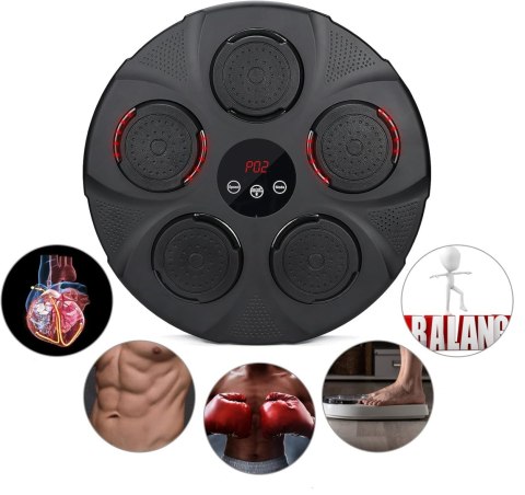 Music Boxing Machine- Treningowa Tarcza Bokserska na Bluetooth z wyświetlaczem HJ-003