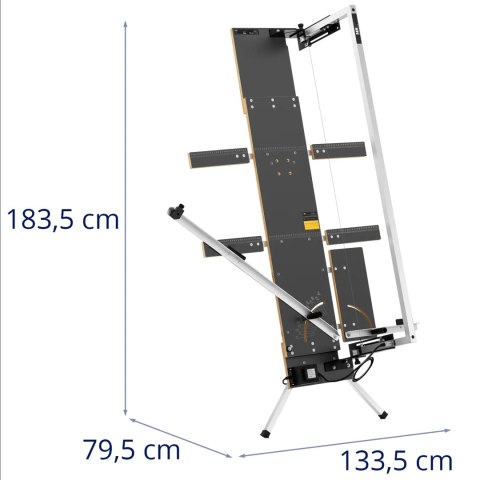 Maszyna przecinarka do styropianu ze wspornikiem dł. 1300 mm gł. 350 mm 200 W