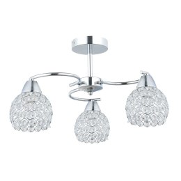 Plafon sufitowy z kryształowymi kloszami Crystal I 3xE27