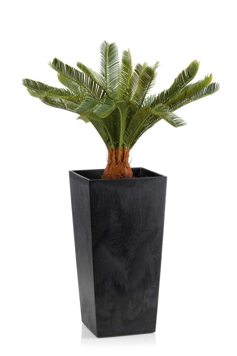 Donica Porto Czarny Beton h57x29x29 cm