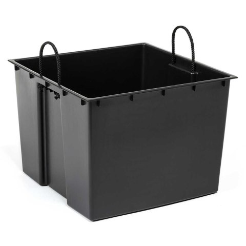 Donica Porto Czarny Beton h57x29x29 cm