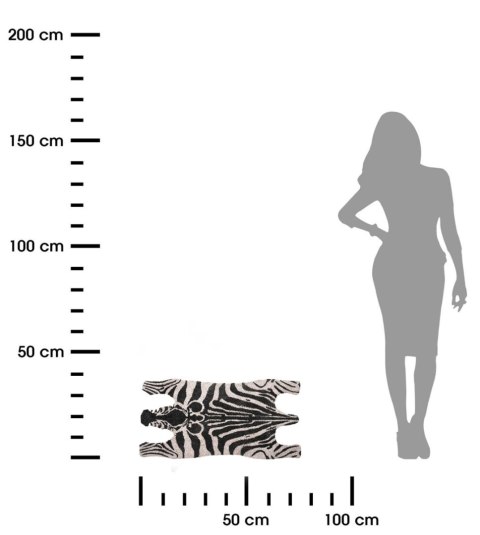 Wycieraczka Zebra z włókna kokosowego