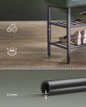 Ławka na buty sztuczna skóra zieleń