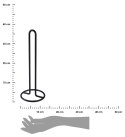 Stojak na ręczniki papierowe czarny 33cm