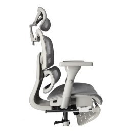 Ergonomiczny fotel biurowy regulowane krzesło z siatki - Szare