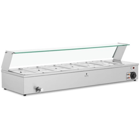 Bemar podgrzewacz do potraw bufet grzewczy z osłoną 6 x GN 1/3 2000 W