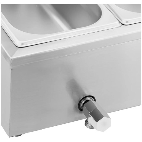 Bemar podgrzewacz do potraw bufet grzewczy z osłoną 6 x GN 1/3 2000 W