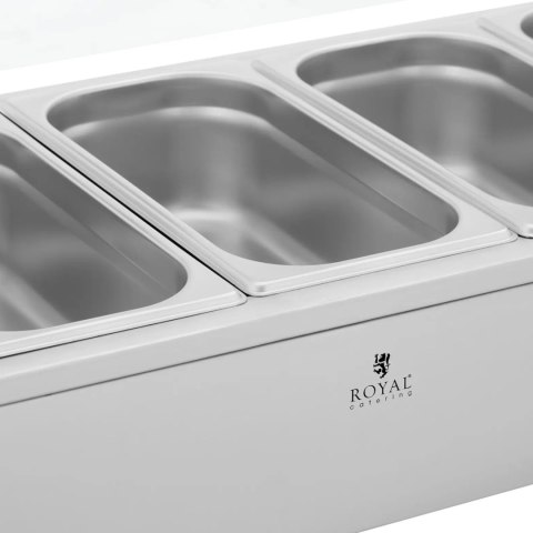 Bemar podgrzewacz do potraw bufet grzewczy z osłoną 6 x GN 1/3 2000 W