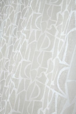Firana PAXTON 140x260 beżowa geometryczn