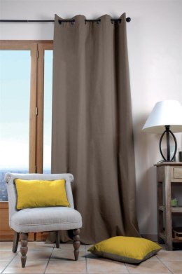 Zasłona DUO 135x240 taupe bawełna
