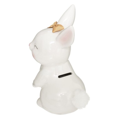 Biała skarbonka Rabbit