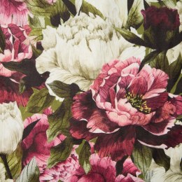 Bieżnik VELVET/3 35x180 cm oliwkowy Bieżnik z naturalnym motywem roślinnym wykonany z grubego materiału
