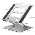 Podstawka pod laptop ART P10 alu.13/25/23.5cm reg.wys+kąta