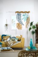 Poduszka ALOHA 30x50 liście tropikalne