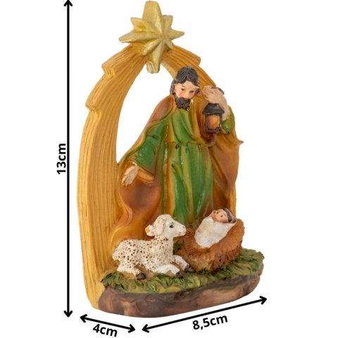 SZOPKA BOŻONARODZENIOWA STAJENKA ŚWIĘTA RODZINA 13CM JÓZEF