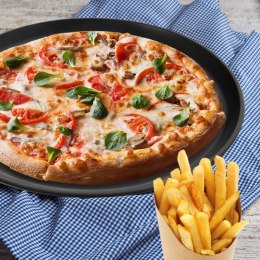 FORMA BLACHA DO PIECZENIA PIZZY PERFOROWANA OKRĄGŁA 32CM ORION 127031