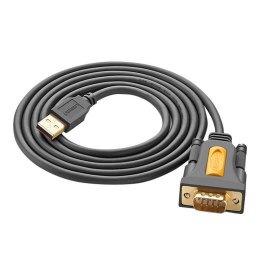 Kabel UGREEN CR104 USB-A-DB9 RS-232 2m (czarny)