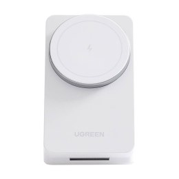 Ładowarka indukcyjna UGREEN W528 20W 2w1 (biała)