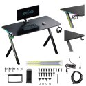 Biurko gamingowe NanoRS 120x60cm LED RS102