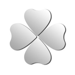 Lustra samoprzylepne Heart 4 sztuki