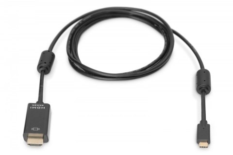 Kabel USB Type-C/HDMI M/M USB 3.1 Gen.2 SuperSpeed+ 4K/60Hz 18Gbps 2m czarny