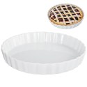 FORMA DO PIECZENIA TARTY CERAMICZNA BIAŁA 26.5CM VILDE 123249