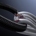 Kabel przewód z wyświetlaczem USB-A - USB-C 66W 1.2m - czarny