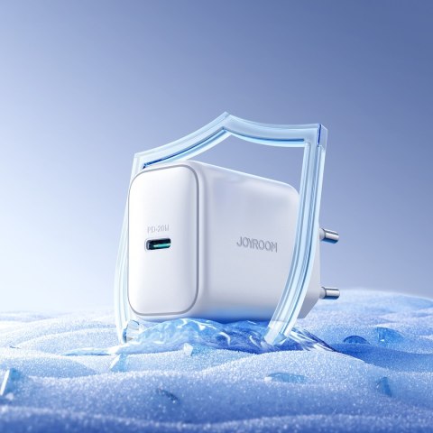 Ładowarka sieciowa USB-C PD QC 20W - biała