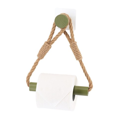 Uchwyt na papier toaletowy zielony Hanger