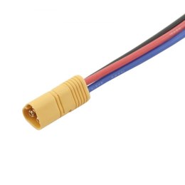 Wtyk MT-60 z przewodem 16AWG 10 cm (niebieski + czerwony + czarny) - MSP