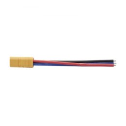 Wtyk MT-60 z przewodem 16AWG 10 cm (niebieski + czerwony + czarny) - MSP