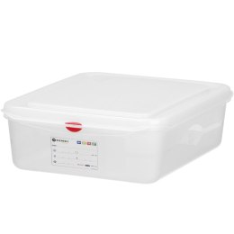 Pojemnik spożywczy GN 1/2 z etykietą pokrywką 4 l 325x265x65 mm